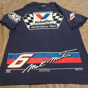 Vintage Mark Martin Valvoline Performance Team NASCAR AOP Size XL